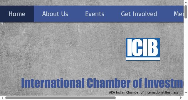 Screenshot of icib.org.in