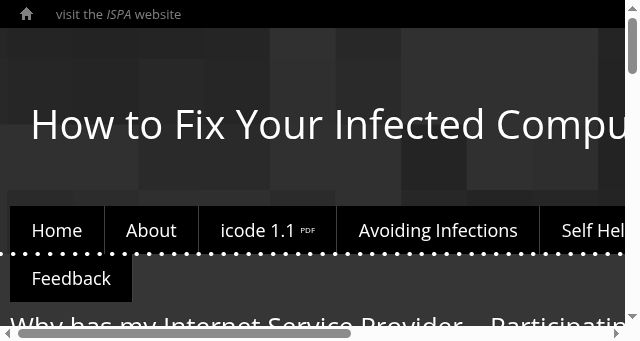 Screenshot of icode.org.za