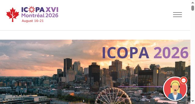 Screenshot of icopa2026.org