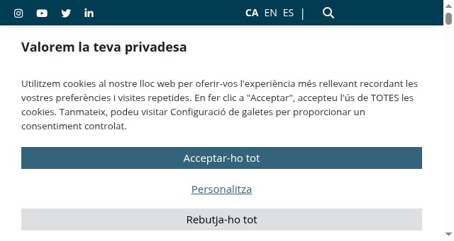 Screenshot of icra.cat