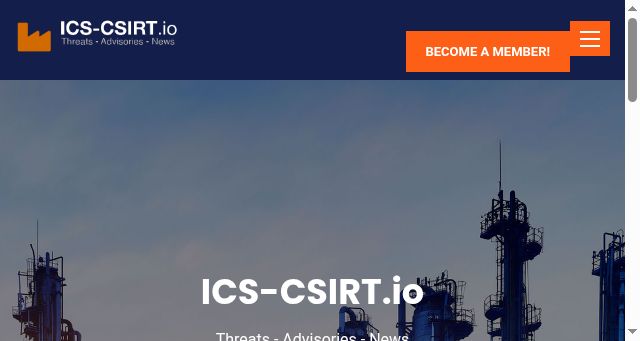 Screenshot of ics-csirt.io
