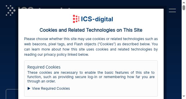 Screenshot of ics-translate.com