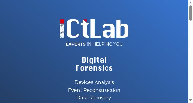 Screenshot of ictlab.srl