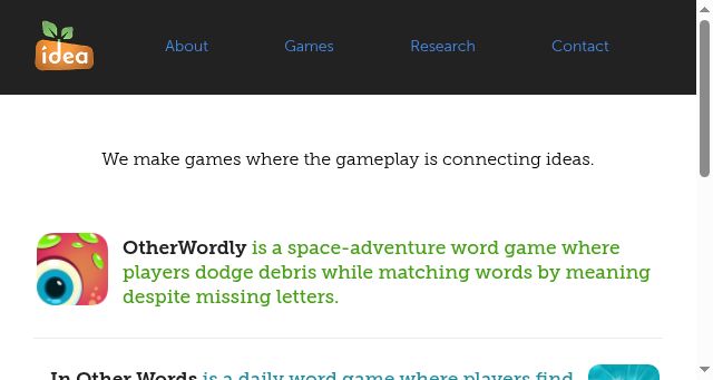 Screenshot of idea.org