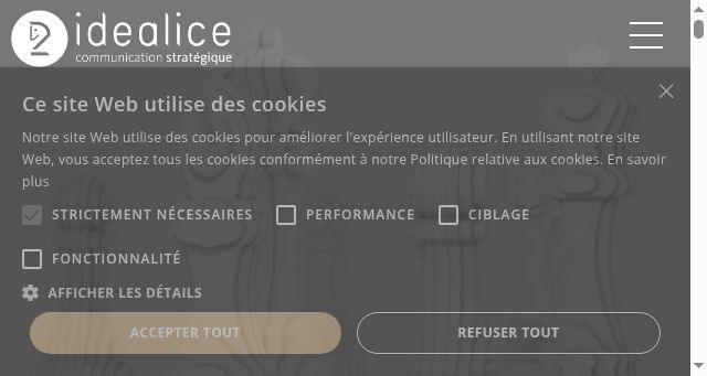 Screenshot of idealice.fr
