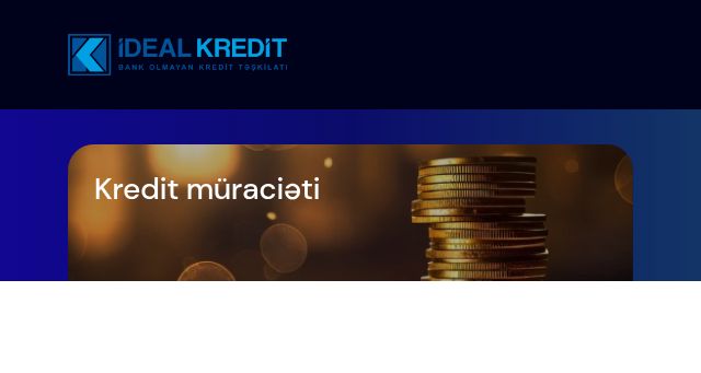 Screenshot of idealkredit.az