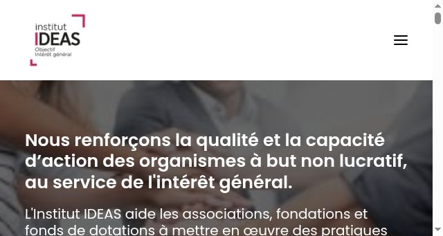 Screenshot of ideas.asso.fr