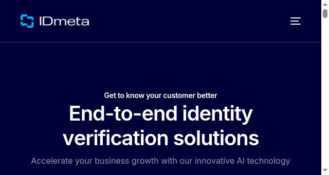 Screenshot of idmetagroup.com