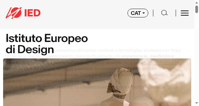 Screenshot of ied.cat