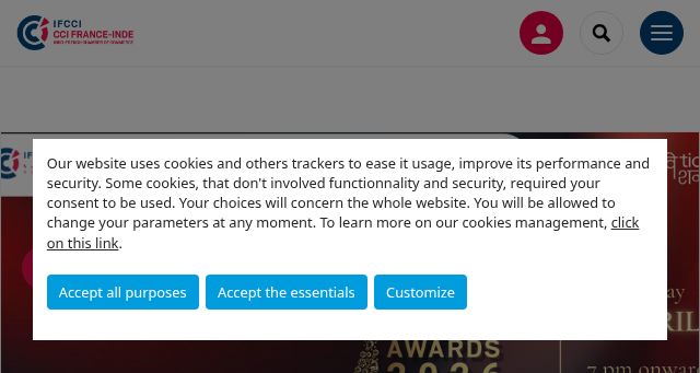 Screenshot of ifcci.org.in