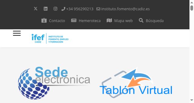 Screenshot of ifef.es