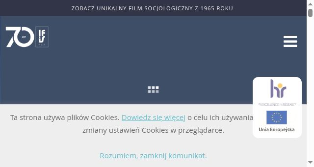 Screenshot of ifispan.pl