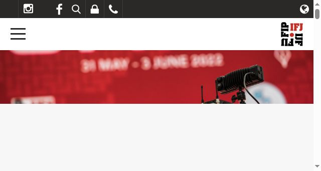 Screenshot of ifj-arabic.org