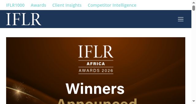 Screenshot of iflr.com