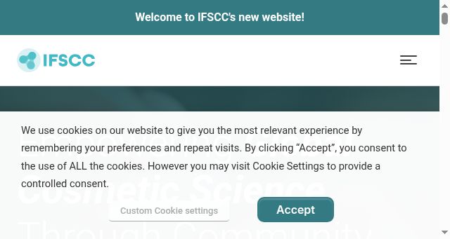 Screenshot of ifscc.org