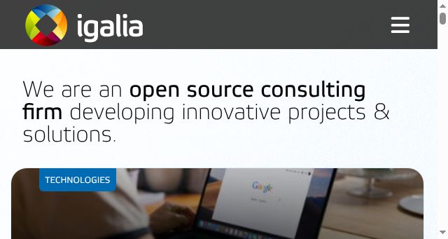 Screenshot of igalia.com