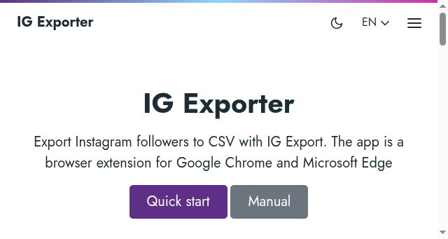 Screenshot of igexporter.com
