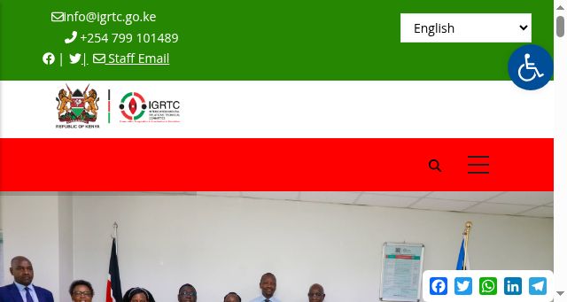 Screenshot of igrtc.go.ke