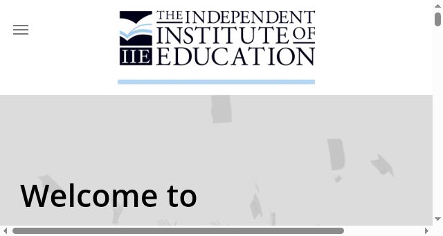 Screenshot of iie.ac.za