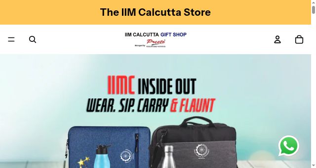 Screenshot of iimcalgiftshop.com