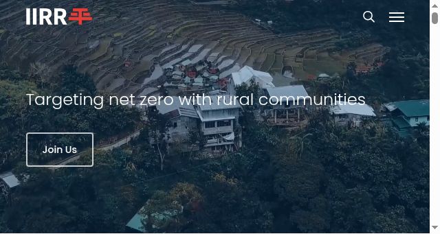 Screenshot of iirr.org