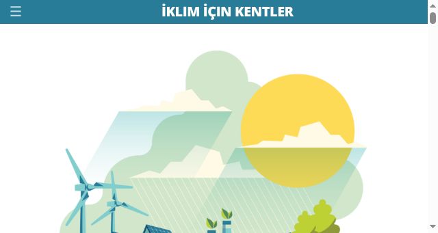 Screenshot of iklimicinkentler.org