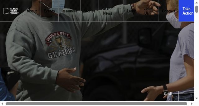 Screenshot of illinoisprisonproject.org