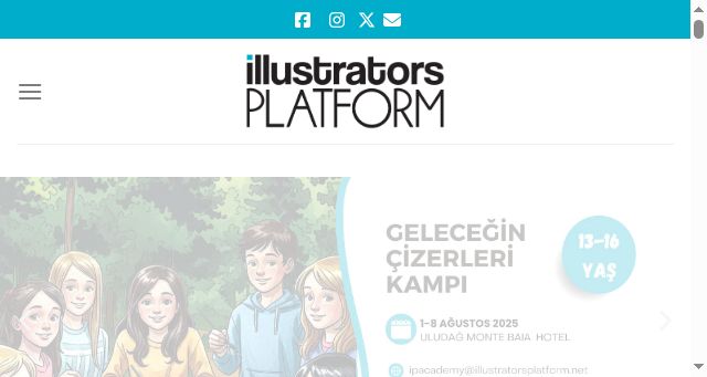 Screenshot of illustratorsplatform.net
