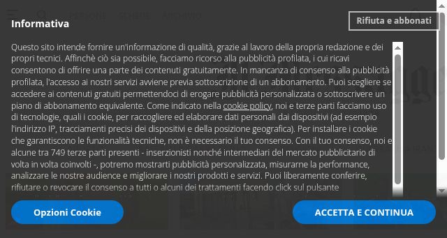 Screenshot of ilmessaggero.it