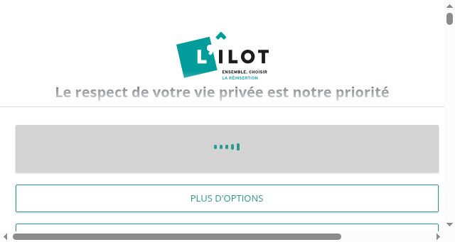 Screenshot of ilot.asso.fr
