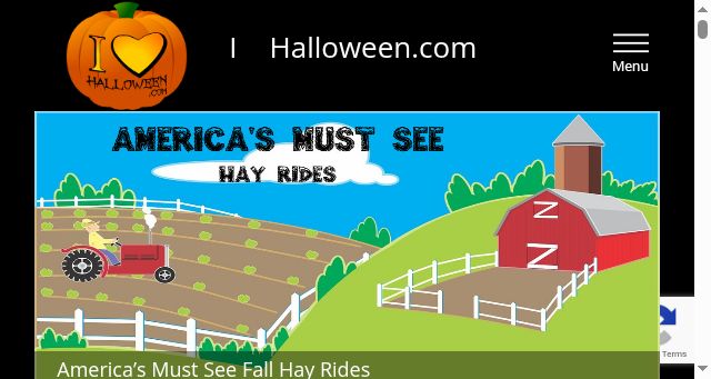 Screenshot of ilovehalloween.com