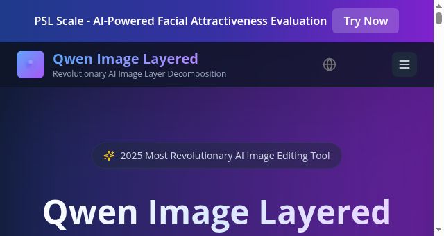 Screenshot of imagelayered.com