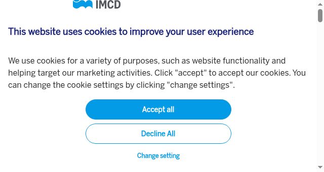 Screenshot of imcd.com.tr