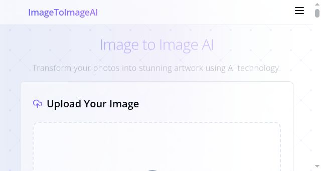 Screenshot of imgtoimgai.org