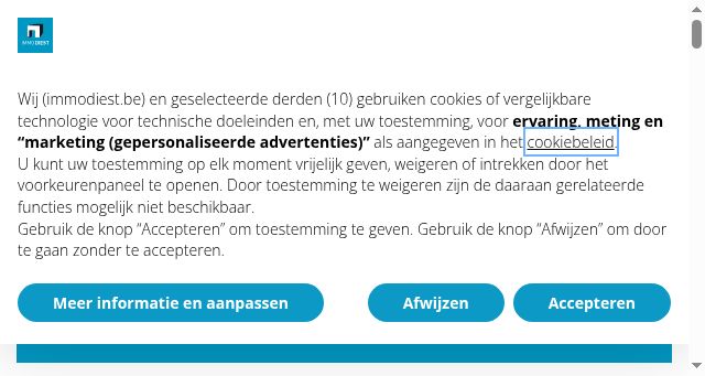 Screenshot of immodiest.be