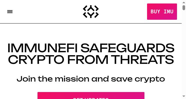 Screenshot of immunefi.foundation