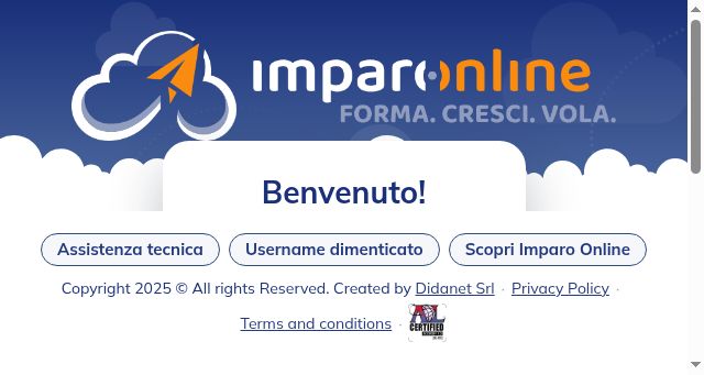 Screenshot of imparando.info
