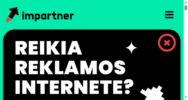 Screenshot of impartner.lt