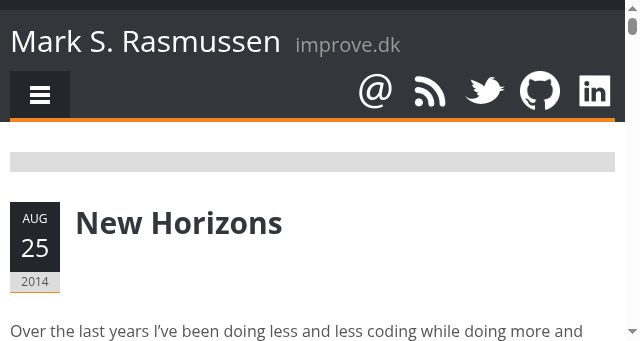 Screenshot of improve.dk