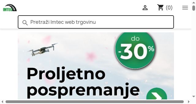 Screenshot of imtec.ba