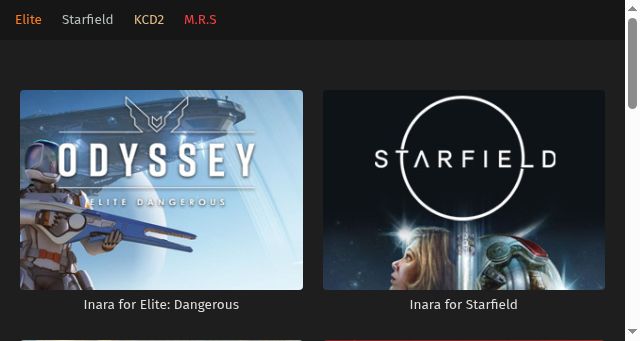 Screenshot of inara.cz