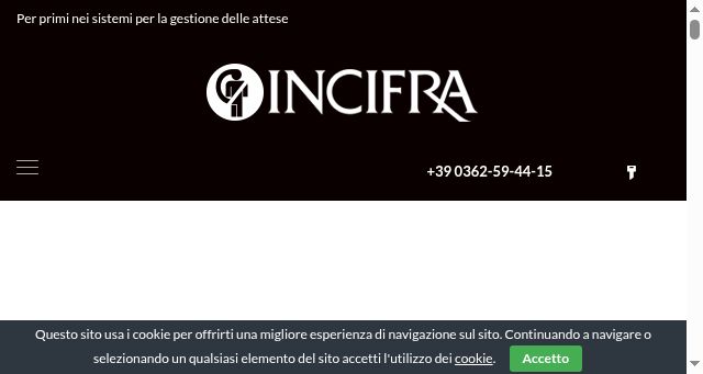 Screenshot of incifra.it