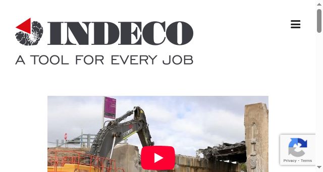 Screenshot of indeco.com.au