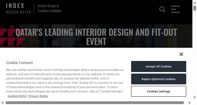 Screenshot of index-qatar.com