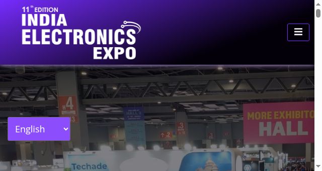 Screenshot of indiaelectronicsexpo.com