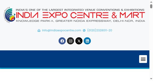 Screenshot of indiaexpomart.com