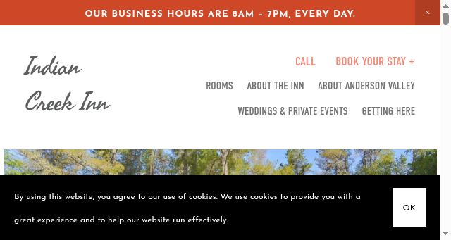 Screenshot of indiancreekinn.biz