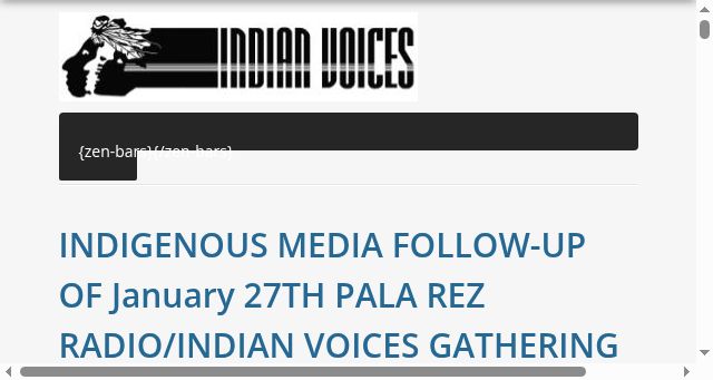 Screenshot of indianvoices.net