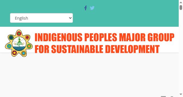 Screenshot of indigenouspeoples-sdg.org