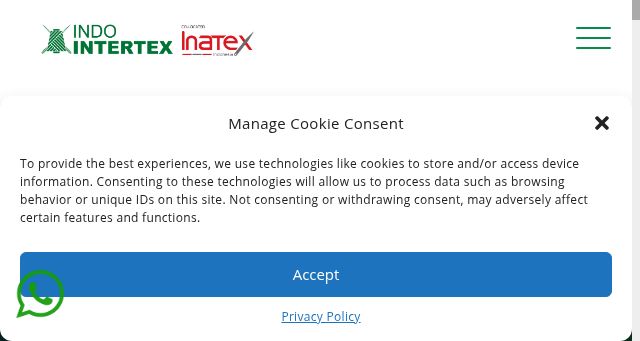 Screenshot of indointertex.com